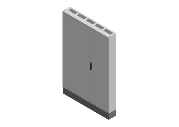 Leergehäuse Standverteilung, SVB, BxHxT = 1300x185