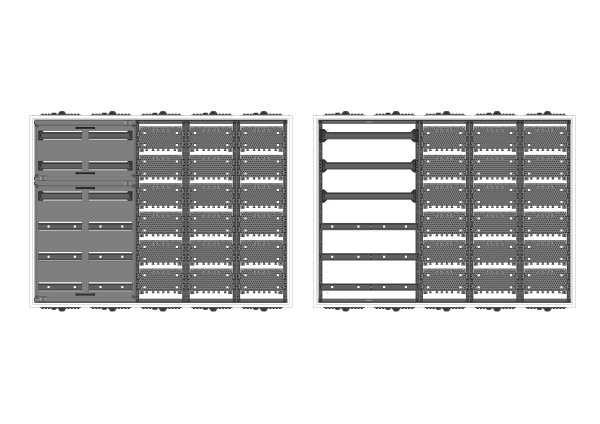 Automatenverteiler, AVK, BxHxT = 1300x950x140, M3