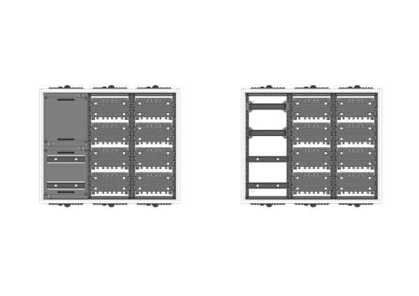 Automatenverteiler, AVK, BxHxT = 800x650x140, M2