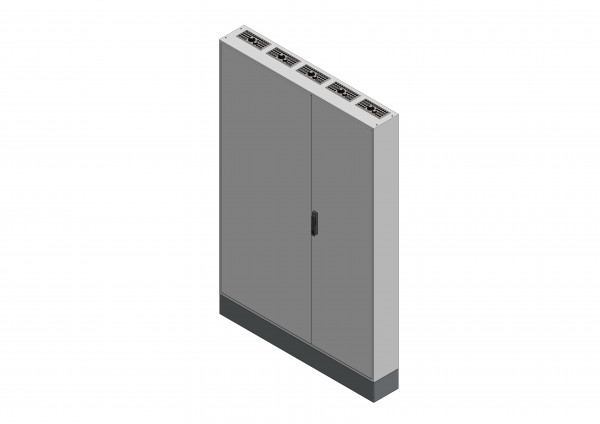 Standverteilung, SVK, BxHxT = 1300x1850+150x210