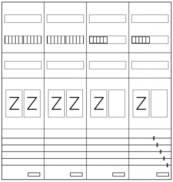 AEZ42-230-076, eHZ-Zählerverteilung