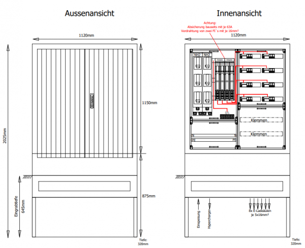 PKV-400-HL-EMOB8-16 | für den Außenbereich- aus g