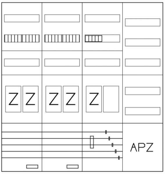 AEZ42-230-065, eHZ-Zählerverteilung