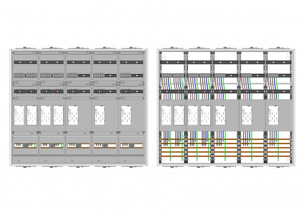 AEZ52-230-132, eHZ-Zählerverteilung