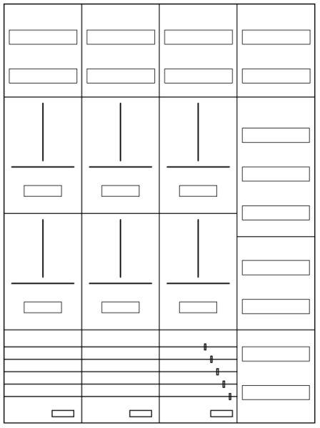 AZ82HS2-210-6, Zählerverteilung mit 3-Punktbefesti