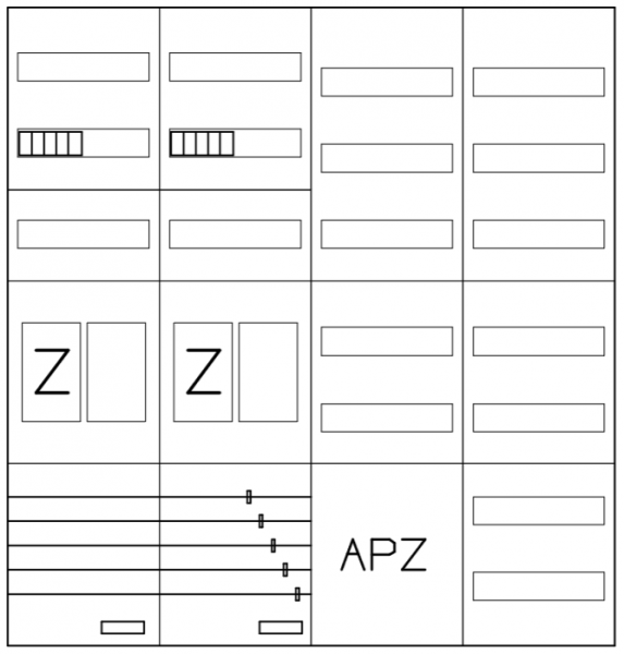AEZ42-230-032, eHZ-Zählerverteilung