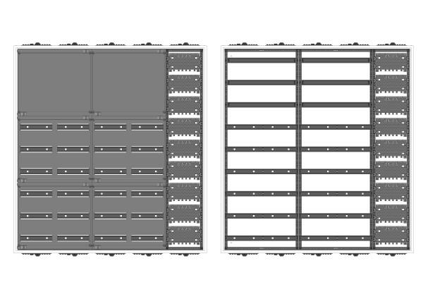 Automatenvert.-PS, AVB, BxHxT = 1300x1400x230, M1