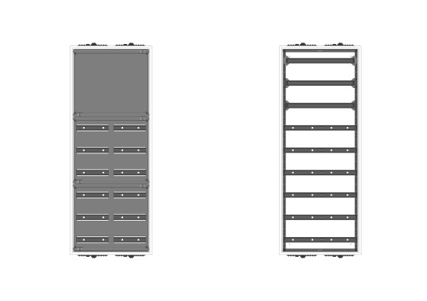 Automatenvert.-PS, AVK, BxHxT = 550x1400x210