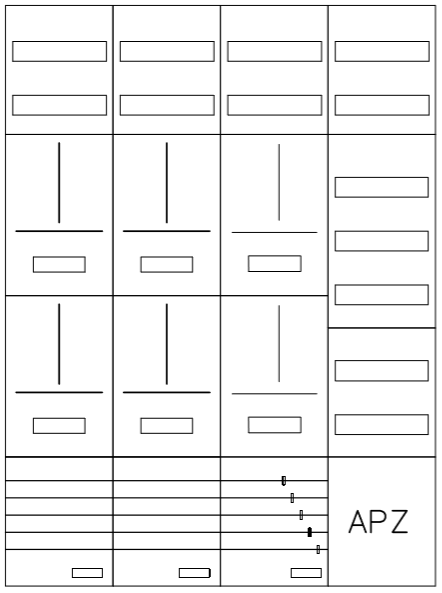 AZ82HS2A-230-6, Zählerverteilung mit 3-Punkt
