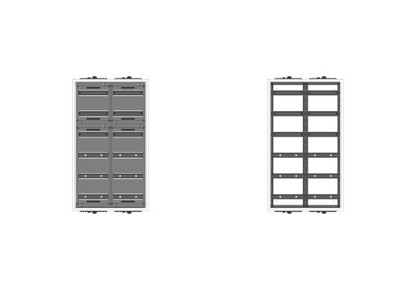 Automatenvert.-PS, AVB, BxHxT = 550x950x230, S