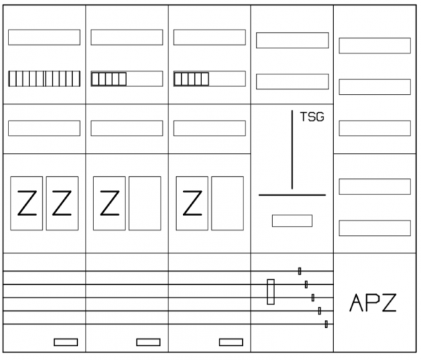 AEZ52-210-074, eHZ-Zählerverteilung