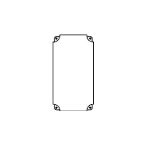 3KUN1912 | Glashaube: Deckel Polycarbonat transparent 250x450 mm