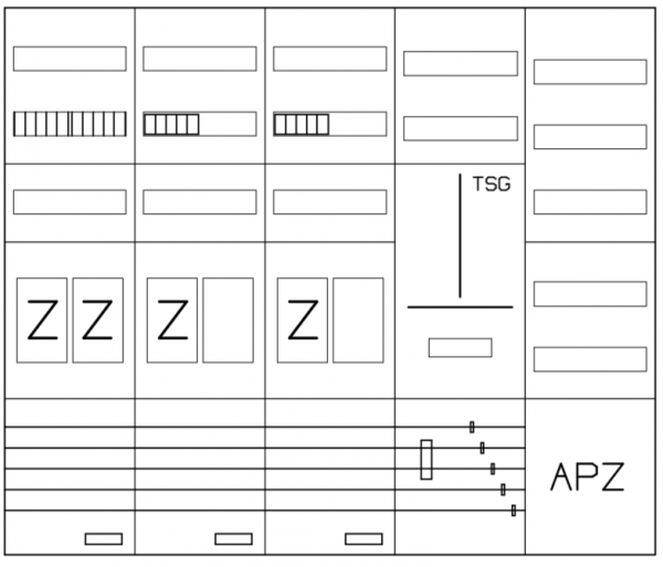 AEZ52-230-074, eHZ-Zählerverteilung