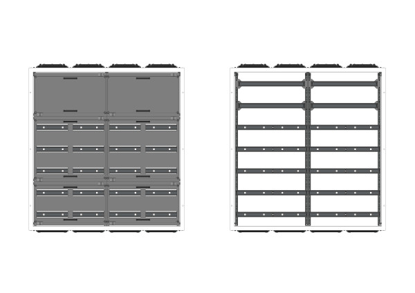 AVK4-7-500-PAutomatenverteiler, AVK, BxHxT = 1070x