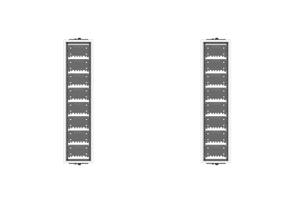 Automatenverteiler, AVB, BxHxT = 300x1250x210, M1