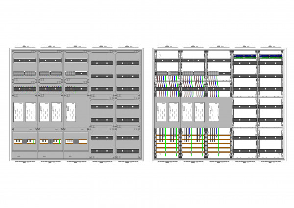 AEZ52-230-124, eHZ-Zählerverteilung