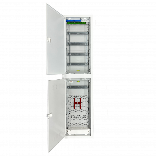 UMVK-4.48ST-MV-H-TK-P | UP-Mediaverteiler POLARIS 4-reihig