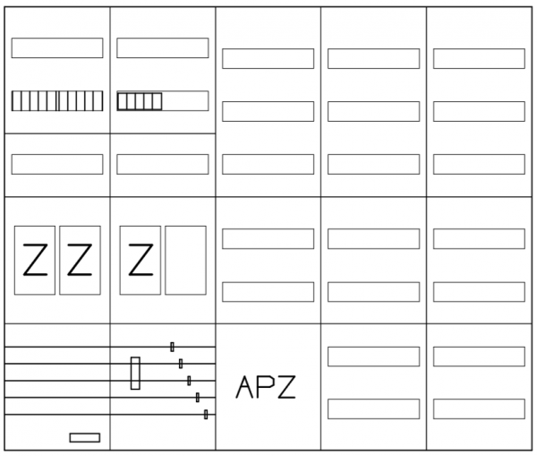 AEZ52-230-055, eHZ-Zählerverteilung