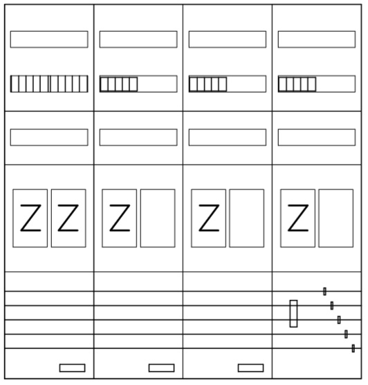 AEZ42-230-075, eHZ-Zählerverteilung