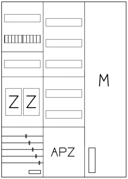 AEZ32-230-024, eHZ-Zählerverteilung