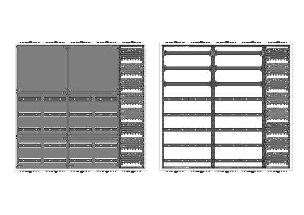 Automatenvert.-PS, AVK, BxHxT = 1300x1250x230, M1
