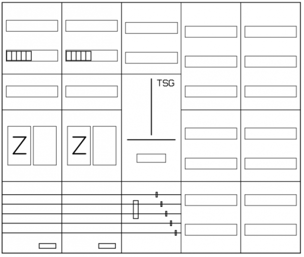 AEZ52-230-061, eHZ-Zählerverteilung