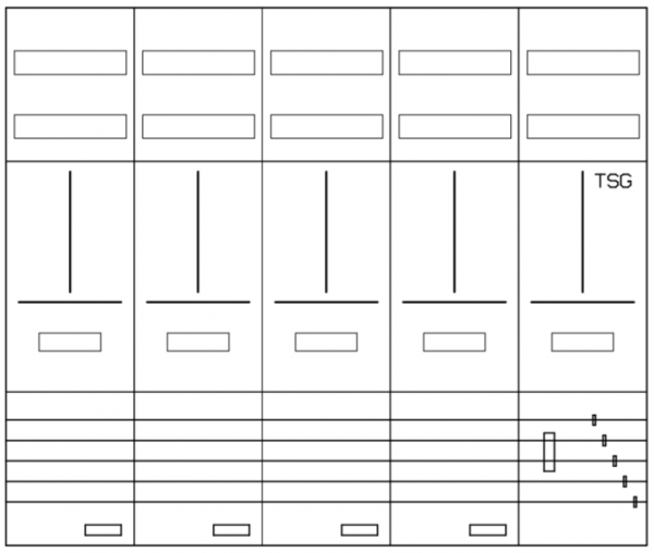 AZ52B-210, Zählerverteilung mit 3-Punktbefestigung