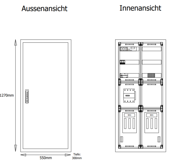 NA-Schutz Innenbereich 90kWp