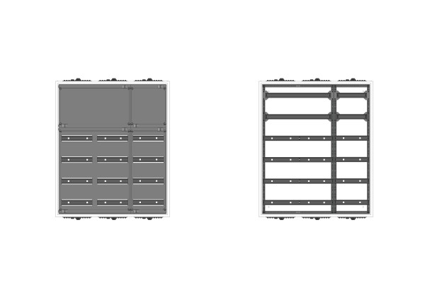 Automatenvert.-PS, AVK, BxHxT = 800x950x230, S