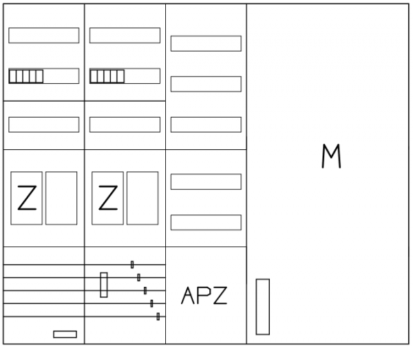 AEZ52-230-042, eHZ-Zählerverteilung