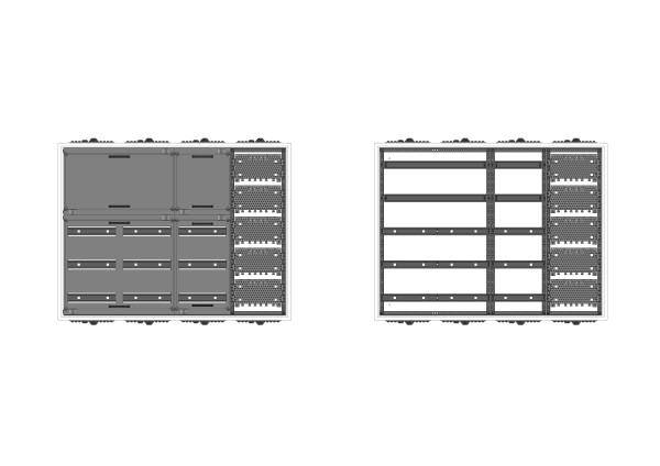 Automatenverteiler, AVB, BxHxT = 1050x800x210, M1