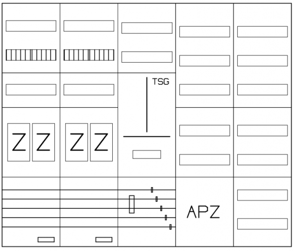 AEZ52-230-070, eHZ-Zählerverteilung