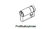 PKV-PHZ-VK8 | Profilhalbzylinder mit Vierkant 8