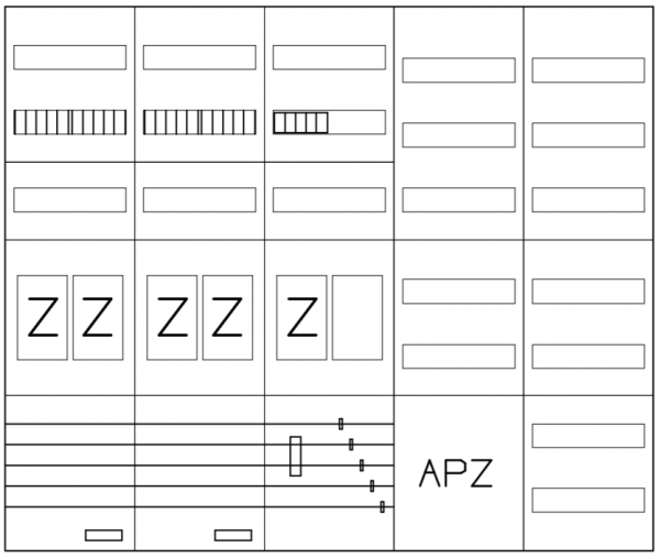 AEZ52-210-123, eHZ-Zählerverteilung