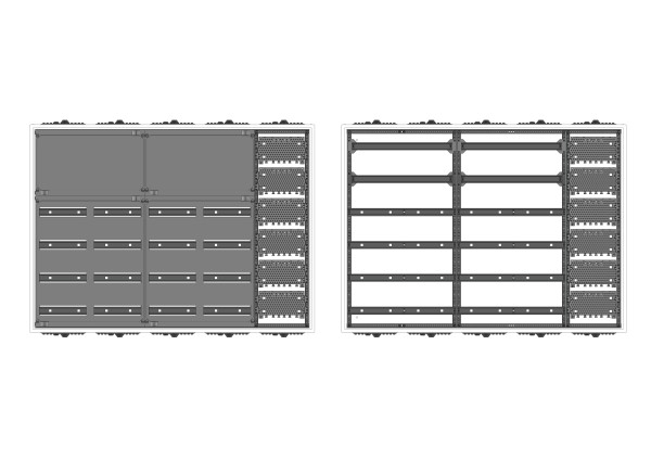 Automatenvert.-PS, AVK, BxHxT = 1300x950x230, M1