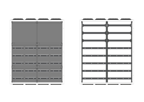 AVK4-8-400-PAutomatenverteiler, AVK, BxHxT = 1070x