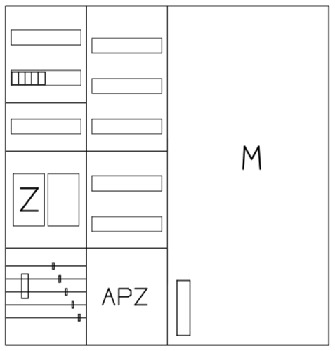 AEZ42-230-001, eHZ-Zählerverteilung