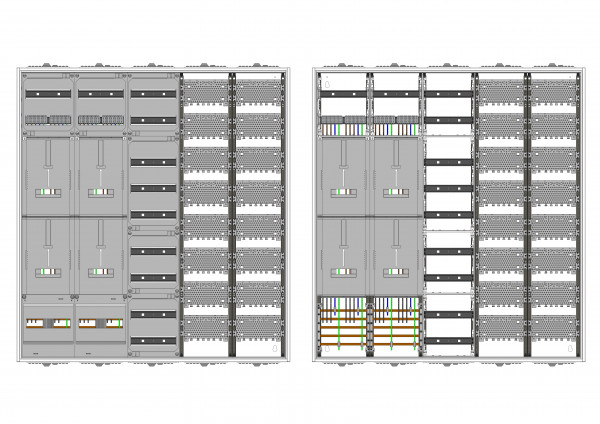 AZ102HS2M4-230, Zählerverteilung mit 3-Punkt