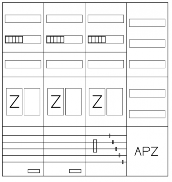AEZ42-210-057, eHZ-Zählerverteilung