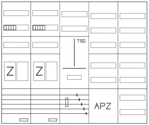 AEZ52-230-060, eHZ-Zählerverteilung