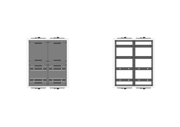 Automatenverteiler, UVB, BxHxT = 550x650x210, S