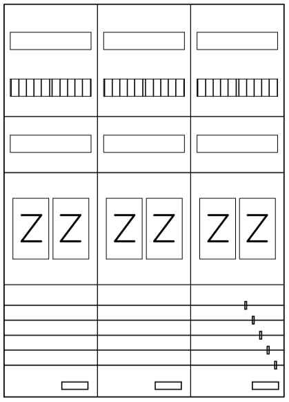 AEZ32-230-034, eHZ-Zählerverteilung