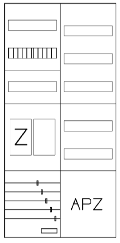 AEZ22-230-201, eHZ-Zählerverteilung