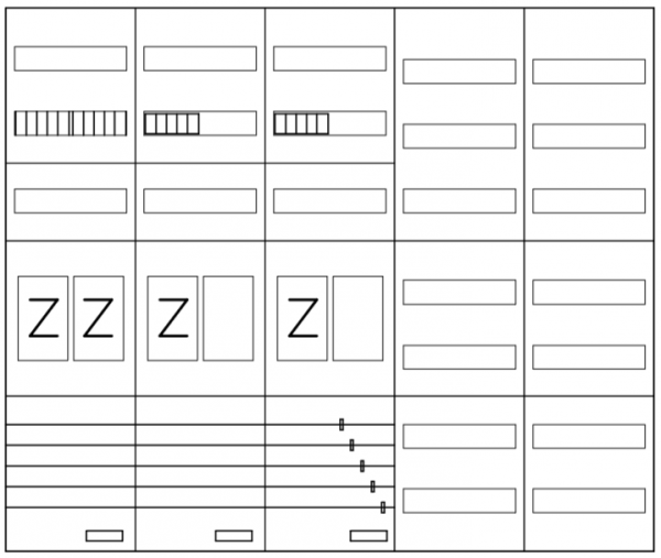 AEZ52-230-099, eHZ-Zählerverteilung