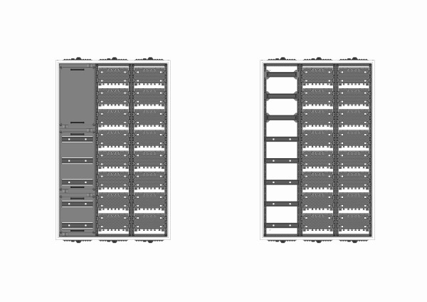 Automatenverteiler, AVK, BxHxT = 800x1250x230, M2