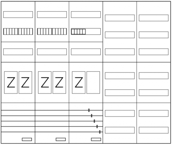 AEZ52-210-104, eHZ-Zählerverteilung