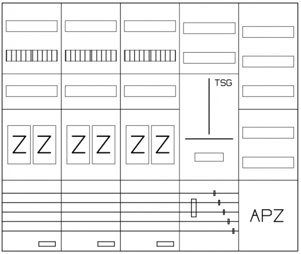 AEZ52-230-078, eHZ-Zählerverteilung