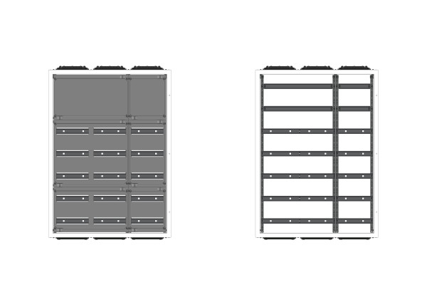AVB3-7-300-PAutomatenverteiler, AVB, BxHxT = 820x1