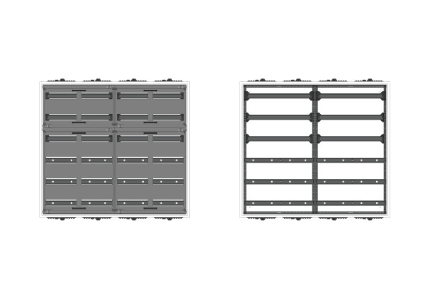 Automatenverteiler, AVK, BxHxT = 1050x950x140