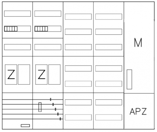 AEZ52-230-045, eHZ-Zählerverteilung